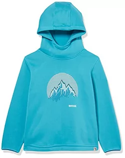 Kurtki i płaszcze dla dziewczynek - Regatta Unisex dziecięca bluza dziecięca Highton Exol z ciepłym spodem dzianinowa kurtka z tkaniny strech FreshWaterBlue 3-4 - grafika 1