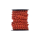 Zabawki kreatywne - Arpex, Łańcuch z koralami na szpuli czerwony - miniaturka - grafika 1