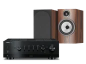 Zestawy stereo - Yamaha R-N1000A (czarny) + 706 S3 (mokka) - miniaturka - grafika 1