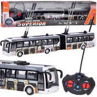 Zabawki zdalnie sterowane - Trolejbus zdalnie sterowany na pilota 36 cm autobus miejscki RC0673 - miniaturka - grafika 1