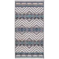 Dywany - Dywan MULTIDECOR Nepal 120 x 180 cm Pasy Niebieski - miniaturka - grafika 1