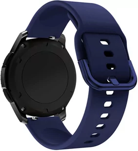 Silicone Strap TYS opaska do smartwatcha zegarka uniwersalna 20mm ciemnoniebieski - Akcesoria do smartwatchy - miniaturka - grafika 1