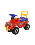 Samochody i pojazdy dla dzieci - Polesie 62796 Jeep 4x4 czerwony - miniaturka - grafika 1