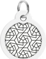 Odblaski i adresówki - Collar WAUDOG Smart ID Adresówka Dla Psa Geometria 25mm - miniaturka - grafika 1