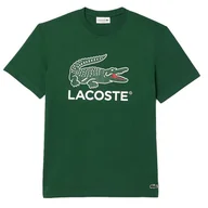 Koszulki męskie - Koszulka Lacoste TH1285-132 - zielona - miniaturka - grafika 1