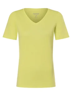 brookshire T-shirt damski Kobiety Bawełna żółty|zielony jednolity, M - Koszulki i topy damskie - miniaturka - grafika 1