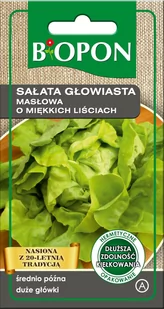 BIOPON Sałata głowiasta masłowa - nasiona 429895 - Nasiona i cebule - miniaturka - grafika 1