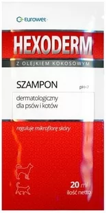 Eurowet Eurowet Szampon Hexoderm dla psów i kotów 20ml 16359-uniw - Szampony i odżywki dla psów - miniaturka - grafika 1