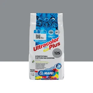 Fuga Ultracolor Plus Zamk Szary 125 5 kg. Mapei - Fugi - miniaturka - grafika 1
