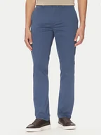 Spodnie męskie - Tommy Hilfiger Chinosy Denton MW0MW37873 Niebieski Slim Fit - miniaturka - grafika 1