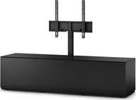 Uchwyty do telewizora - Sonorous Stolik RTV z uchwytem ST261T-BLK-BLK-BW - miniaturka - grafika 1