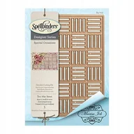 Scrapbooking - Wykrojnik do papieru Spellbinders - Two Way Street ramka w kratkę - miniaturka - grafika 1