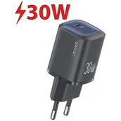 Ładowarki do telefonów - USAMS Ład. siec. CC251 30W GaN USB-C Fast Charging HC Series czarny/black CC251TC01 - miniaturka - grafika 1