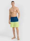 Kąpielówki męskie - Męskie spodenki plażowe 4F 4FWSS25UBDSM135 - zielone - miniaturka - grafika 1