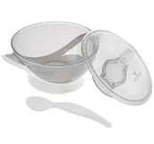 Sztućce dla dzieci - Bocioland Miseczka z łyżeczką i przyssawką 5O40G6 5O40G6 SAM  One size - miniaturka - grafika 1