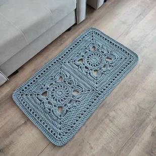 Dywan szydełkowy prostokątny 55cmx95cm - Dywany - miniaturka - grafika 1