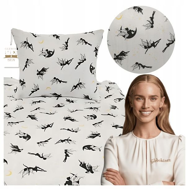 Pościel Dziecięca 100x135 + 40x60 100% Bawełna Dzwoneczek Polski Produkt