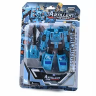 Figurki dla dzieci - WOJSKOWY ROBOT 2W1 TRANSFORMUJE RÓŻNE KOLORY - miniaturka - grafika 1