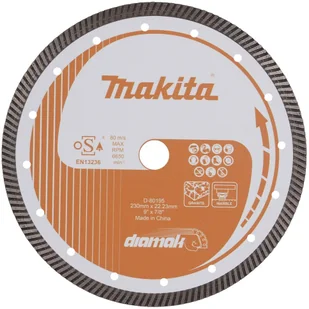 Makita TARCZA DIAMENTOWA 230x22,23mm SEGMENT SUCHO/MOKRO BETON, KAMIEŃ - Tarcze do pił - miniaturka - grafika 1