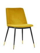 Krzesła - King Home Krzesło DIEGO żółte KH1201100122.42 [17128092] - miniaturka - grafika 1