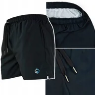 Kąpielówki męskie - Kąpielówki Plażowe Ground Game Classic 2.0 Czarne R. M - miniaturka - grafika 1