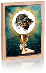 Ikona religijna Przenajświętszej Krwi Chrystusa - Ikony i obrazy sakralne - miniaturka - grafika 1
