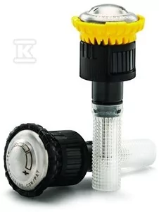 Dysza 18-R-VAN, rotacyjna wysokowydajna, regulowana 45-270°, zasięg 4.0-5.5m, beżowa, do głowic serii UNI-Spray i 1800 - Węże ogrodowe i zraszacze - miniaturka - grafika 1