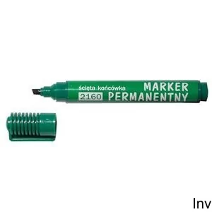 d.rect All Marker permanentny 2160 zielony ścięta końcówka 101124 - Markery permanentne - miniaturka - grafika 1