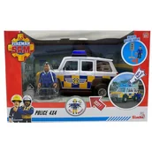 Samochody i pojazdy dla dzieci - Strażak Sam Jeep policyjny z figurką - miniaturka - grafika 1