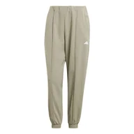 Spodnie rowerowe - adidas Kobiety AEROREADY Train Essentials Minimal Branding Woven Pants, silver pebble, XXS Short - miniaturka - grafika 1