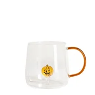 Szklanki - Szklanka PUMPKIN z uchem i dynią w środku 0,47 l HOMLA - miniaturka - grafika 1