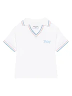 Koszulki i topy damskie - Juicy Couture Polo JCWCT225355 Biały Regular Fit - miniaturka - grafika 1