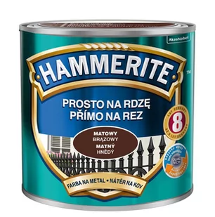 Hammerite Hammerite Emalia antykorozyjna brązowa matowa 250 ml - Emalie - miniaturka - grafika 1