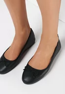 Baleriny - Czarne Balerinki Enenor - miniaturka - grafika 1