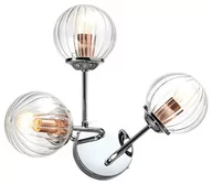 Lampy ścienne - Candellux Kinkiet LAMPA ścienna BEST 23-67258 szklana OPRAWA kule balls przezroczyste 23-67258 - miniaturka - grafika 1