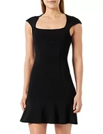 Sukienki - Pinko Damska sukienka z neoprenu Active Fluid Casual Z99_Black Limousine, 10, Z99_czarna limuzyna, 64 - miniaturka - grafika 1