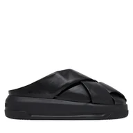 Sneakersy damskie - Sneakersy LOVE MOSCHINO JA15555G0MIE0000 Czarny - miniaturka - grafika 1