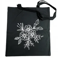 Torby i wózki na zakupy - Torba na zakupy fajny nadruk BUKIET KWIATY - miniaturka - grafika 1