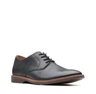 Półbuty męskie - Atticus Lace [black leather] - rozmiar 39.5 - miniaturka - grafika 1