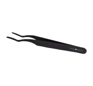 Akcesoria i kosmetyki do stylizacji brwi - Lash brow Lash Brow Pęseta Do Aplikacji Rzęs Black LB-7703 - miniaturka - grafika 1