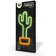 Pozostałe oświetlenie - Neon LED kaktus pomarańczowo-zielony FLNEO2 forever light - miniaturka - grafika 1