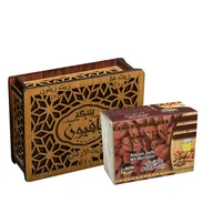 Mydła - Mydło Aleppo z Olejem Migdałowym w Skrzynce Ozdobnej 150g Pafion Queen - miniaturka - grafika 1