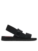 Sandały damskie - LOVE MOSCHINO Sandały JA16033G0MJN7000 Czarny - miniaturka - grafika 1