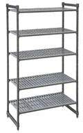 Meble gastronomiczne - Regał Magazynowy Cambro Camshelving – Kompozytowy, 4 Półki, 915x540x(H)1830 CBU213672V4 - miniaturka - grafika 1