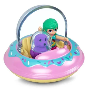 Polly Pocket. Figurka z pojazdem - Pączek Hkv57 - figurka - Lalki dla dziewczynek - miniaturka - grafika 1