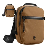 Nerki - TOMTOC Aviator-T37 Torba podróżna z paskiem na ramię X-Pac brązowy - miniaturka - grafika 1