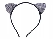 Dodatki do strojów karnawałowych - OPASKA KOT KOSTIUM AKCESORIA - miniaturka - grafika 1