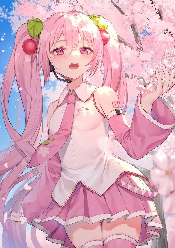 PODKŁADKA POD MYSZ Nadruk 22x18 cm Vocaloid Hatsune Miku Sakura Prezent