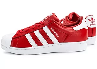 Buty sportowe męskie - Adidas Superstar BB2240 czerwony - grafika 1