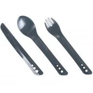 Kuchnia turystyczne i akcesoria - Lifeventure Sztućce Ellipse Cutlery Set Graphite LM75013 - miniaturka - grafika 1